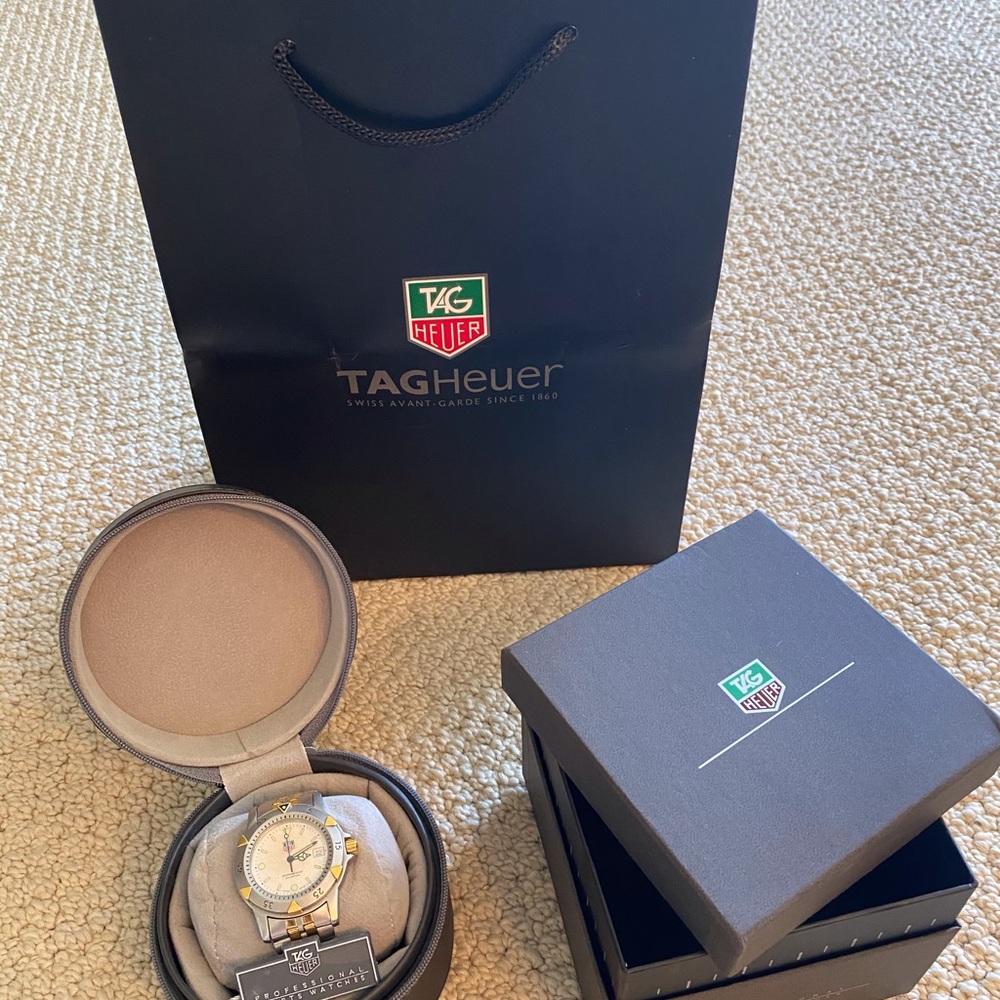 Tag Heuer 1500 series watch, Granite dial.